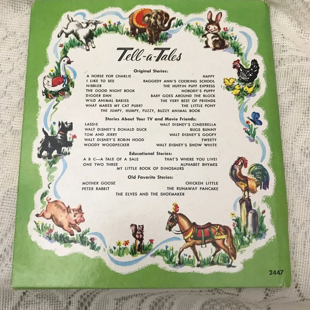 Vintage Children's Books, Three‎ Books Disney Chicken Little Whitman Tell a Tale